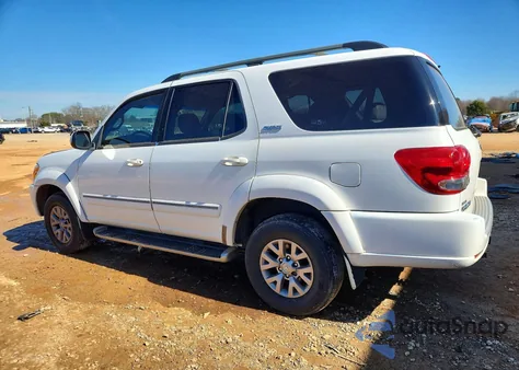 2005 Toyota Sequoia Sr5 z USA, uszkodzony, nr VIN 5TDZT34A25S243817